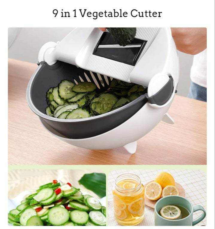 9 in 1 Multi-function Vegetable Slicer Set – Zamara Mall